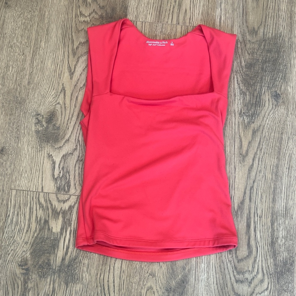 Abercrombie & Fitch Square Neck Soft A&F Collection Tank Top
